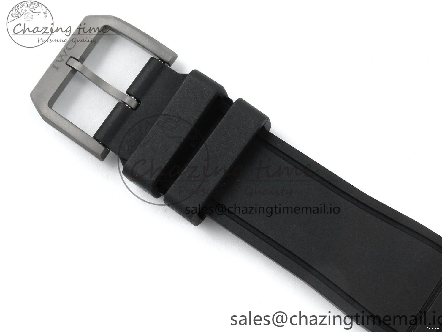 MIROTIME 0117 TravelReady Pilot IW326905 Black Aces M+F 1:1 Best Edition White Dial on Black Rubber Strap MY 7000